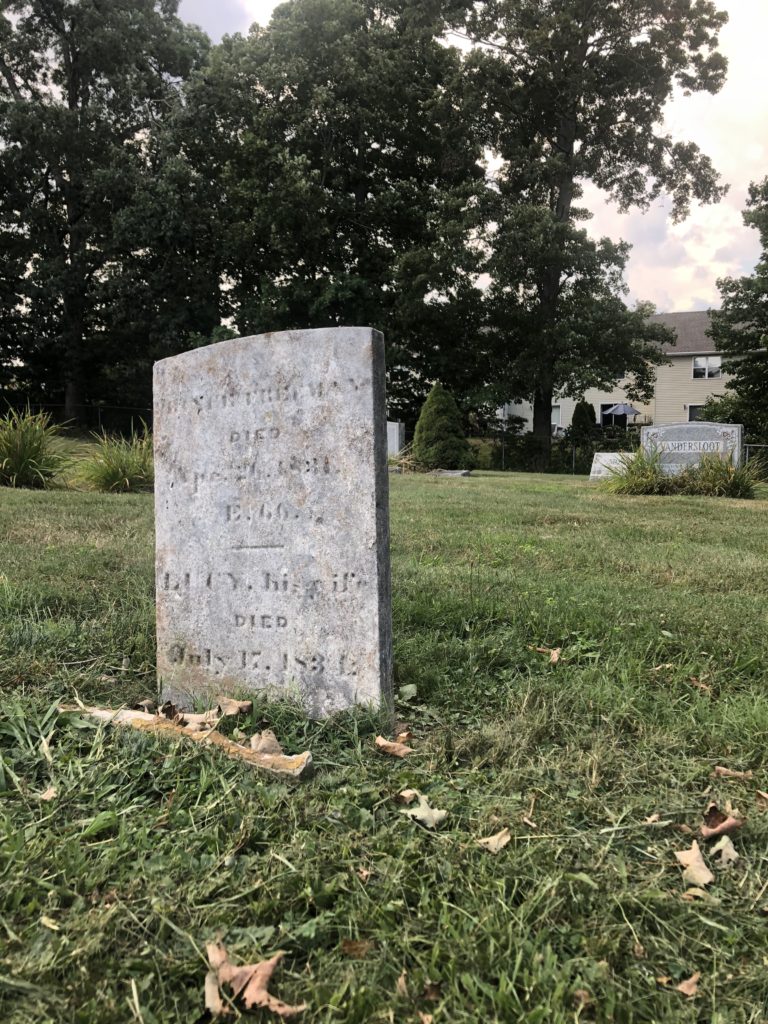 Prince and Lucy Freeman's headstone